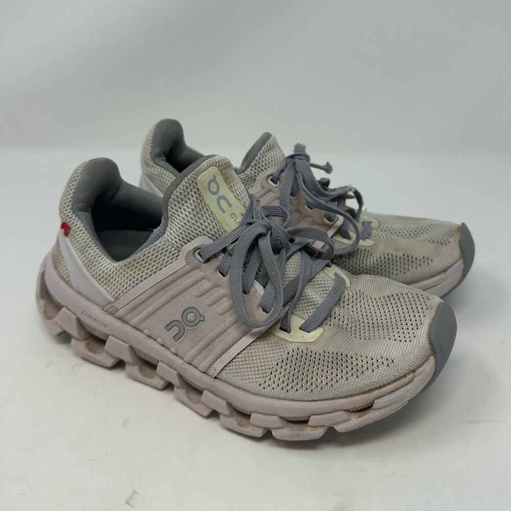 On Cloud Cloudswift Helion Shoes Women's Size 5.5 White Lily Running Sneakers